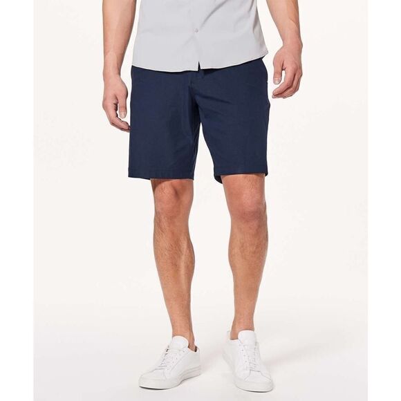 Lululemon Men's  38 Commission Short Slim Warpstreme 9" True Navy Blue Stretch - Picture 1 of 10
